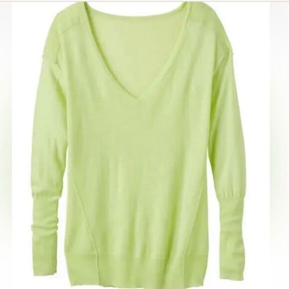 Athleta 100% Cashmere V Neck Sweater - Picture 1 of 8